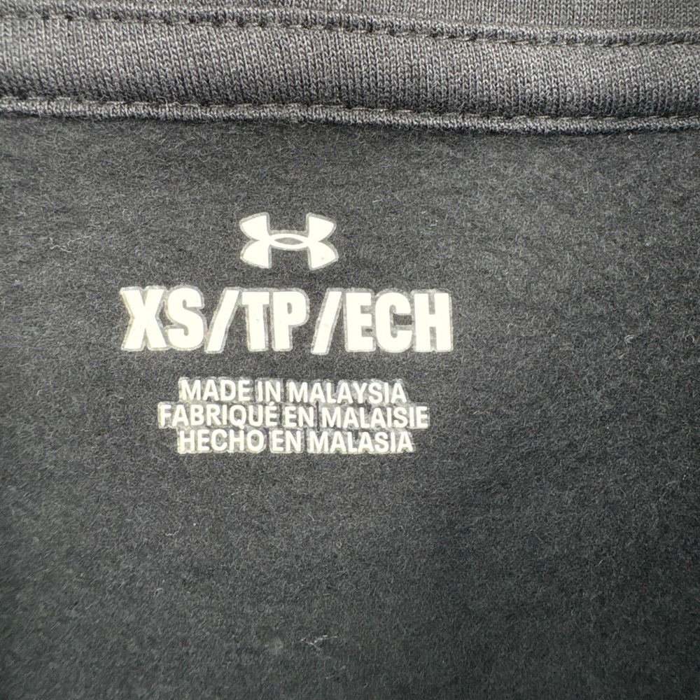 Under Armour Womens Rival Fleece Hoodie Black Pullover 1379500-001 XS NEW‎ - Picture 3 of 10